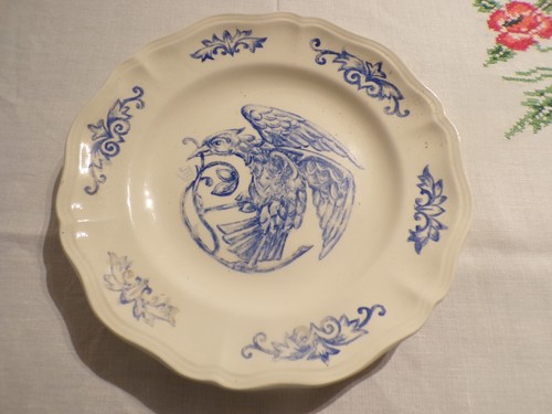Jolie assiette sarreguemines - assiette,