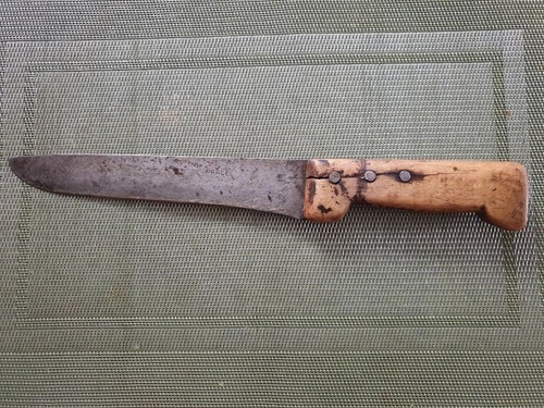 Ancien couteau boucher pradel - ancien,