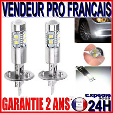 2 AMPOULES H1 LED A 10 SMD LAMPE BLANCHE EN XENON 6000K POUR ANTI BROUILLARD 12V