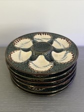 6 Assiettes à Huîtres Longchamp 24 cm occasion