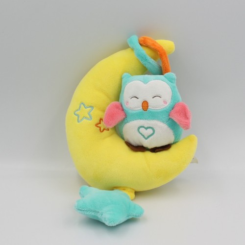 Doudou musical lune - , chouette