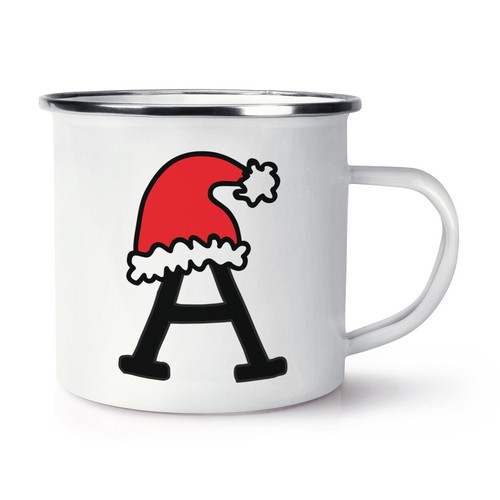 Lettre noël chapeau émail - noël,