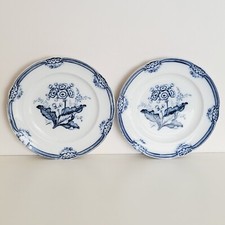 2 anciennes assiettes en porcelaine anglaise Moss Rose J. Ridsway 