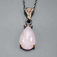 Bijou gemme 18 ct + collier