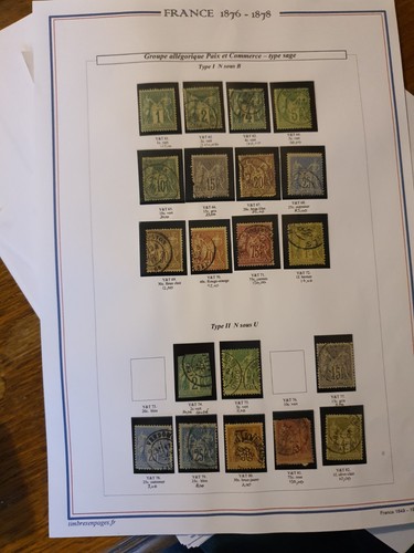 Anciens timbres france - de,
