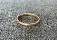 Anneau or jaune 18 carats -