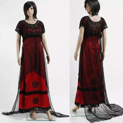 Titanic rose red jump dress - rose,