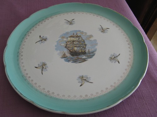 Plat tarte en faïence - plat,