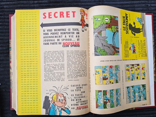 Reliure spirou année 1961 - spirou,