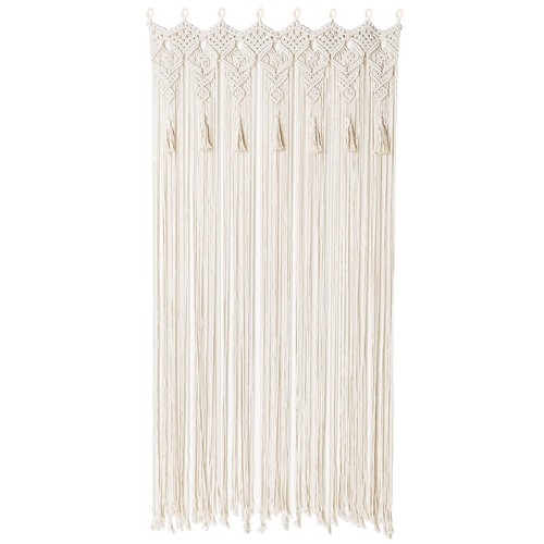 Boho macrame curtain handmade - boho,