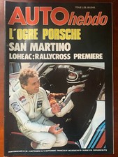 AUTO HEBDO N°28 du 6/09/1976; L'ogre Porche/ San Martino/ Loheac; Rallycross 