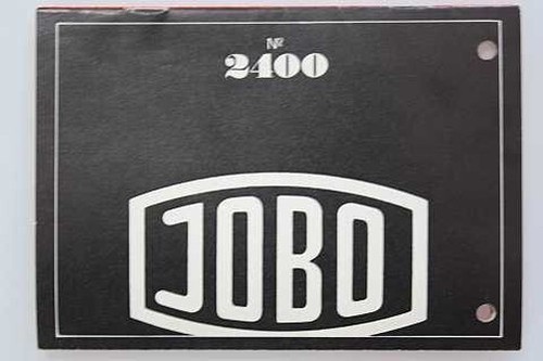Manuel utilisation jobo - d'utilisation, n°