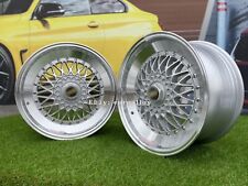 4 x 17 Inch 4x100/4x108 RS Style Profond Argent Roues : Pour BMW E30 Miata