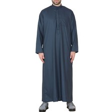 Jubba Robe Bleu Marine Thobe