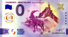 74 CHAMONIX - MONT-BLANC Bouquetin, 2025, Anniversaire, Billet Euro Souvenir