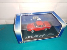 Voiture miniature 1/43 UH renault alpine A 108 coupé 2+2 1961 rouge