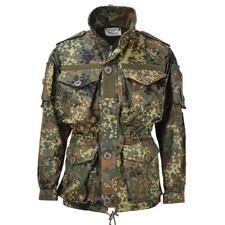 Leo Kohler Veste Tactique Militaire De Combat Camouflage Flecktarn Légère