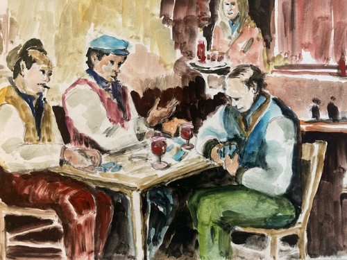 Peinture painting gallo - painting,