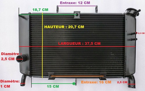 Radiateur xj6 xj6n xj6f - radiateur, 600