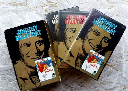 Johnny hallyday coffret vhs - hallyday,