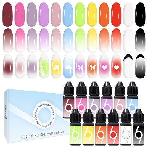 Airbrush gel nail - gel, kit
