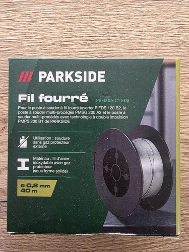 Parkside fil fourré 8mm - fourré, 0.8mm
