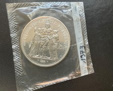 RARE FDC : 10 francs HERCULE argent de  1973 neuve/scellée de coffret