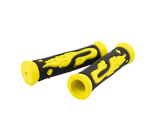 Custom bicycle grips flame - grips,