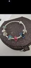 bracelet pandora authentique argent avec charms