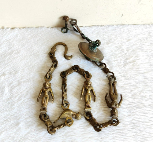 Laiton antique tribal oiseaux - laiton,