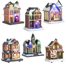 Noël Miniature LED Lumière Village Scène - à Piles - Choisissez Design