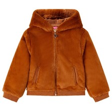 Veste à Capuche pour Enfants Manteau Vêtement Costume Tout-petits Cognac 104 vid