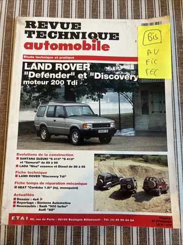 Revue technique land rover - technique,