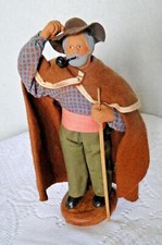 Doll Handmade Santon ancien Provence habillé Homme pipe  DEVILLAINE 24cm  S182