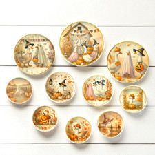 Assiettes miniatures en