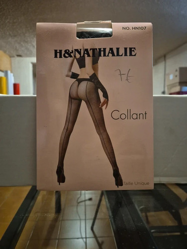 Collant résille couture