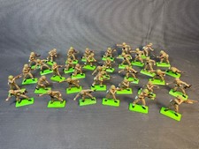 Lot de 35 figurines soldats DEETAIL Britains socle métal vintage toys