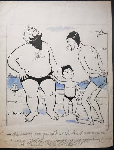 Ancien dessin humoristique
