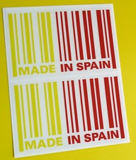 MADE IN SPAIN flag BARCODE