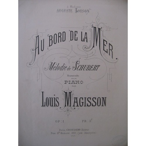Schubert franz magisson louis - schubert,