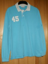 Polo homme marque CLUB MED Taille L - Couleur BLEU - manches longues 