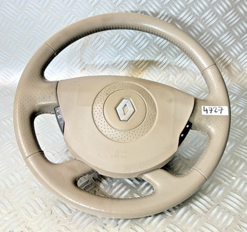 Volant cuir airbag - cuir, renault