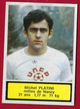 AGEDUCATIFS MICHEL PLATINI #157 ROOKIE CARD FOOTBALL 75/76 1975 76 AVANT PANINI