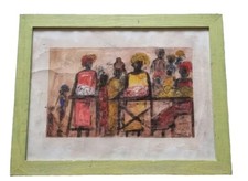 Painting Oil African Scene