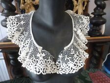 très jolie col châle  ancien dentelle guipure de Venise  ref 21GIT