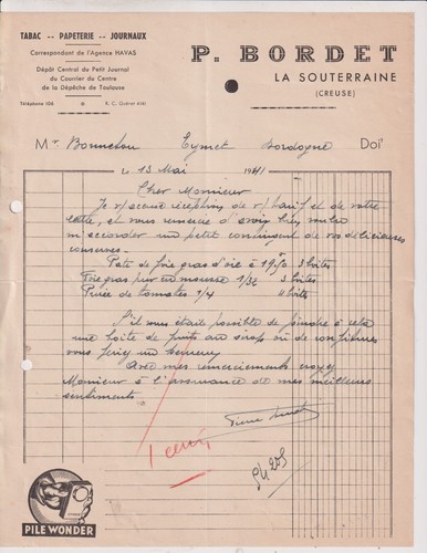 1941 bordet la - bordet.,