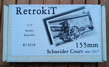 Canon de 155 court Schneider mle 1917 en résine RETROKIT au 1/72