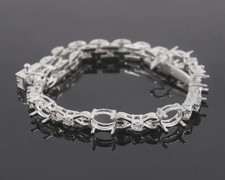 5 x 7 mm ovale semi bracelet