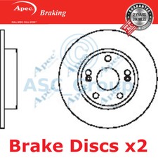 2x Apec BRAKING 265mm Uni OE