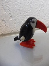 Figurine Tomy, Oiseau (Tucan), Figurine À Remonter (Mécanique), 1977